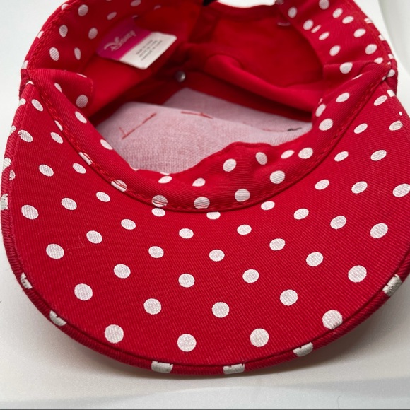 Disney Minnie Mouse Kids Cap - Perfect Red & Polka Dots - Picture 3 of 7